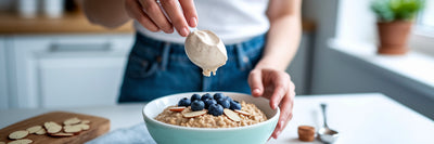 Adding vegan protein to oatmeal