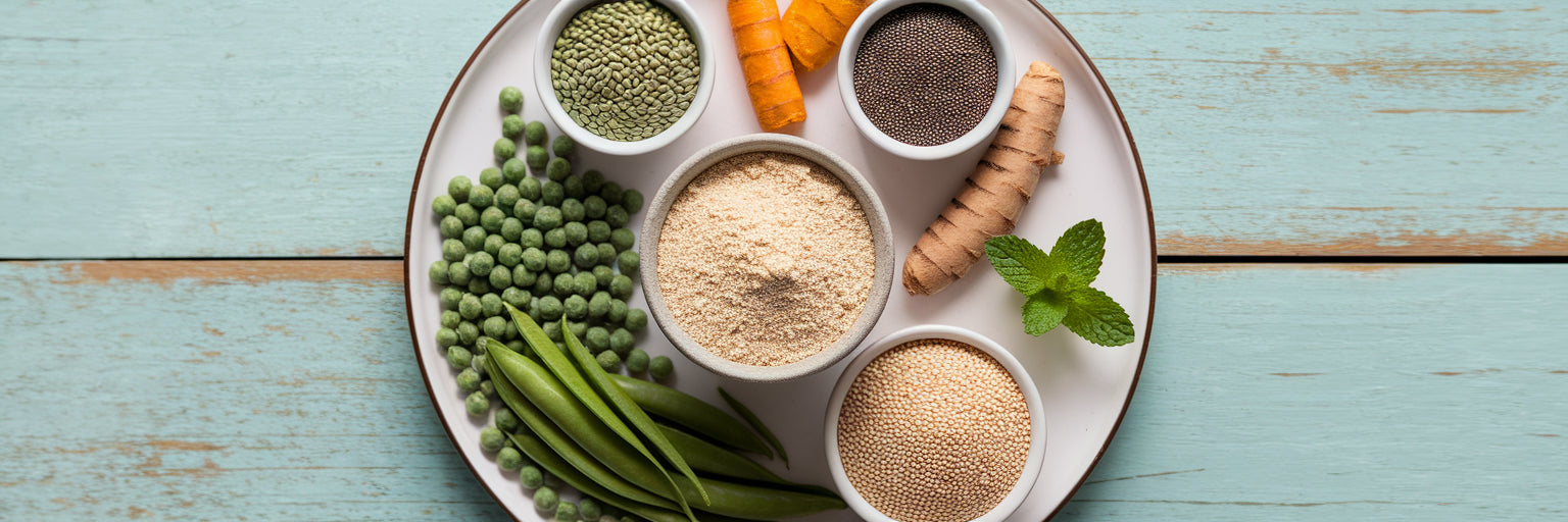 Plant-based protein sources for inflammation.