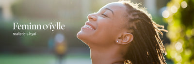 Woman smiling peacefully in the sun