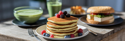 High-protein vegan breakfast spread for athletes