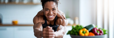 Energetic person after a workout.