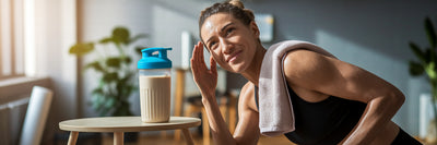 Person feeling energized after a workout.