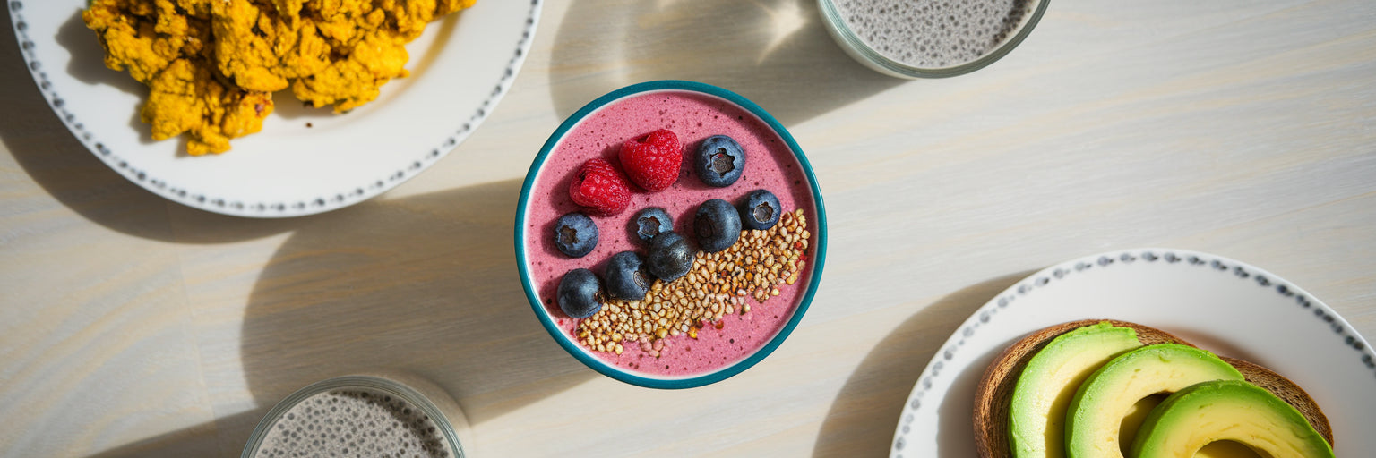 Healthy vegan protein breakfast options.