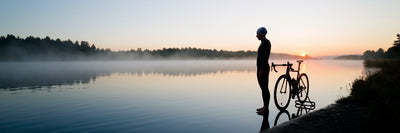 Triathlete preparing for Ironman training.