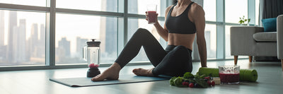 Person enjoying a healthy vegan smoothie.