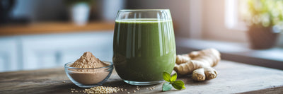 Vegan protein smoothie for recovery.