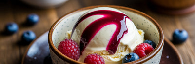 Creamy high protein vegan ice cream